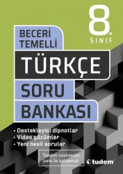 TUDEM - Tudem 8. Sınıf Beceri Temelli Türkçe Soru Bankası