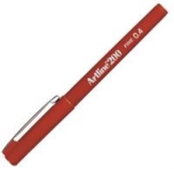 ARTLİNE - Artline 200 Fine Writing Pen Dark Red