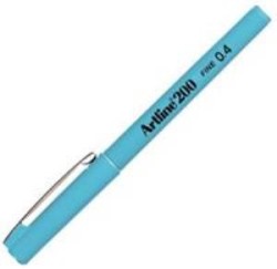 Artline 200 Fine Writing Pen Light Blue