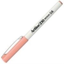 ARTLİNE - Artline 210N Keçe Uçlu Yazı Kalemi Uç:0,6mm Kayısı