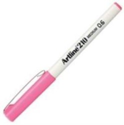 ARTLİNE - Artline 210N Keçe Uçlu Yazı Kalemi Uç:0,6mm Pembe
