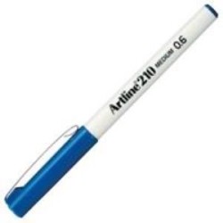 Artline 210N Keçe Uçlu Yazı Kalemi Uç:0,6mm Royal Mavi