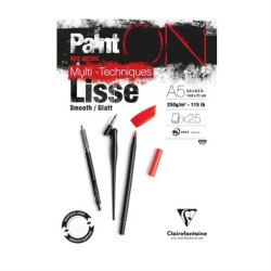 CLRF PAINT-ON LISSE A5 250 GR.25 YP.