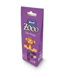Mas Zoo - Karton Pakette Omega Kiskaç - No:25 - Mor