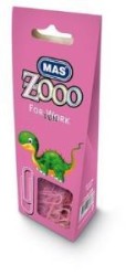 Mas Zoo - Karton Pakette Plastik Kapli Atas - No:3 - Pembe
