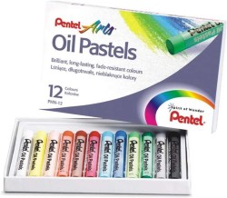 PENTEL - Pentel Arts Pastel Boya 12 Renk 