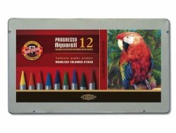 Set Of Woodless Aquarell Coloured Pencils 8782 12 