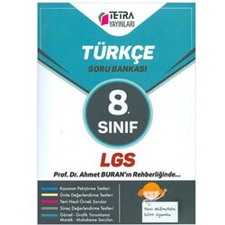 TETRA YAYINLARI - TETRA 8. Sınıf Türkçe Soru Bankası