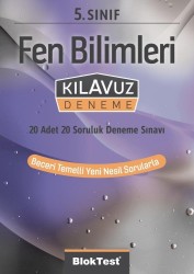 TUDEM 5. SINIF BLOKTEST FEN BİLİMLERİ KILAVUZ DENEME