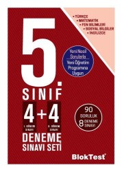 TUDEM - TUDEM 5. SINIF BLOKTEST DENEME SINAVI SETİ (4+4)