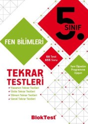 TUDEM 5. SINIF BLOKTEST FEN BİLİMLERİ TEKRAR TESTLERİ
