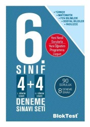 TUDEM - TUDEM 6. SINIF BLOKTEST DENEME SINAVI SETİ (4+4)