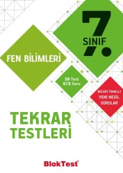 TUDEM 7. SINIF BLOKTEST FEN BİLİMLERİ TEKRAR TESTLERİ