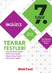 TUDEM - TUDEM 7. SINIF BLOKTEST İNGİLİZCE TEKRAR TESTLERİ