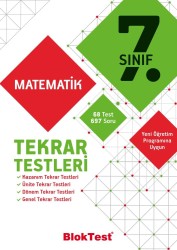 TUDEM 7. SINIF BLOKTEST MATEMATİK TEKRAR TESTLERİ