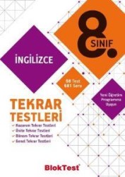 TUDEM - TUDEM 8. SINIF BLOKTEST İNGİLİZCE TEKRAR TESTLERİ