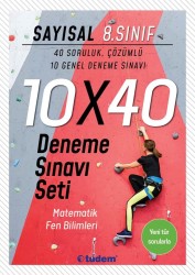 TUDEM 8. SINIF SAYISAL 10x40 DENEME SINAVI SETİ