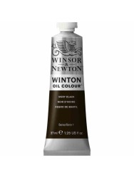 W&N Winton OC 37ml Ivory Black 331 (24)